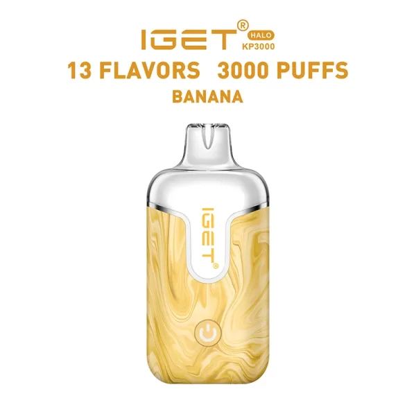 Banana IGET Halo Vape Kit 3000 Puffs