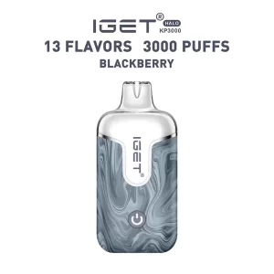 Blackberry - IGET Halo Vape Kit 3000 Puffs - IGET Vape Shop