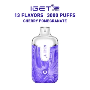 Cherry Pomegranate - IGET Halo Vape Kit 3000 Puffs