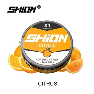 Citrus - IGET SHION X1 Nicotine Pouch 6mg - IGET Vape Shop