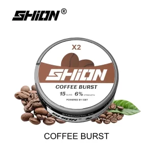 Coffee Burst - IGET SHION X2 Nicotine Pouch 6mg - IGET Vape Shop