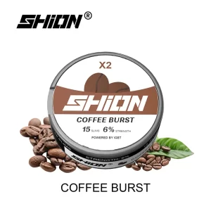 Coffee Burst IGET SHION X2 Nicotine Pouch 6mg