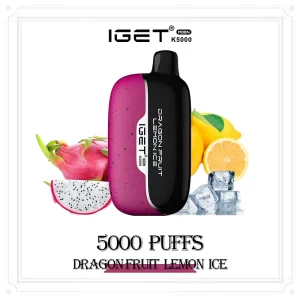 Dragon Fruit Lemon Ice - IGET Moon 5000 Puffs | SALE $34.9