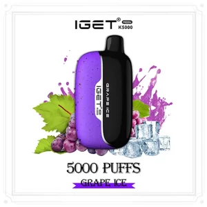 Grape Ice - IGET Moon 5000 Puffs | New Arrival