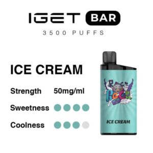 Ice Cream IGET Bar 3500 Puffs - One Of The Best Flavours