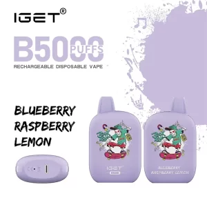 IGET B5000 - Blueberry Raspberry Lemon | IGET Vape Online