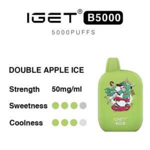 IGET B5000 - Double Apple Ice Wholesale Price | IGET Vape Online