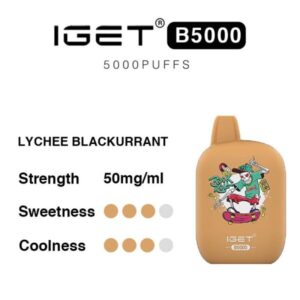 IGET B5000 - Lychee Blackcurrant | IGET Vape Online