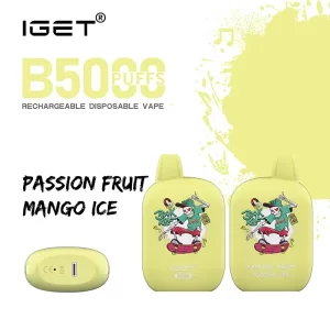 IGET B5000 - Passion Fruit Mango Ice | IGET Vape Online