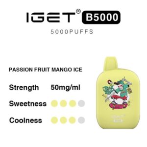 IGET B5000 - Passion Fruit Mango Ice | IGET Vape Online