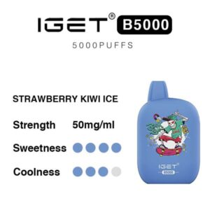 IGET B5000 - Strawberry Kiwi Ice 15% Off | IGET Vape Online