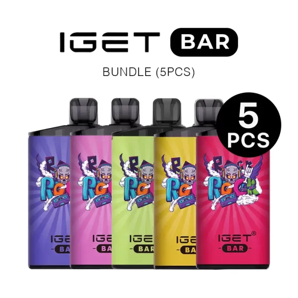 IGET Bar Bundle (5PCS) | Free Shipping | IGET Vape Online