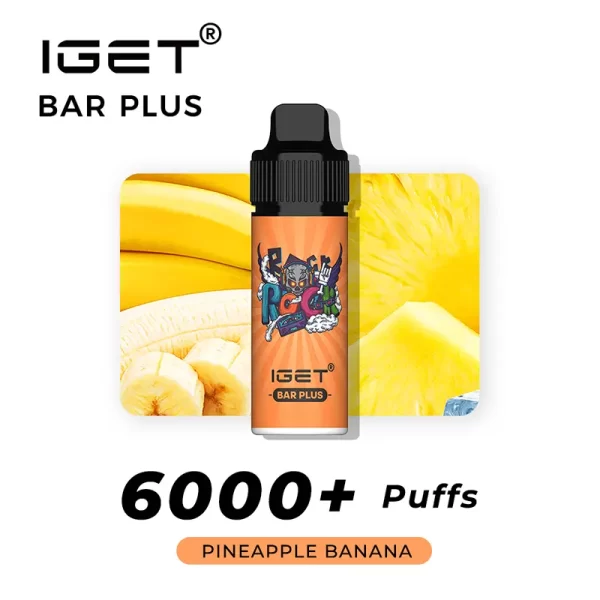 IGET Bar Plus 6000 Puffs - Pineapple Banana