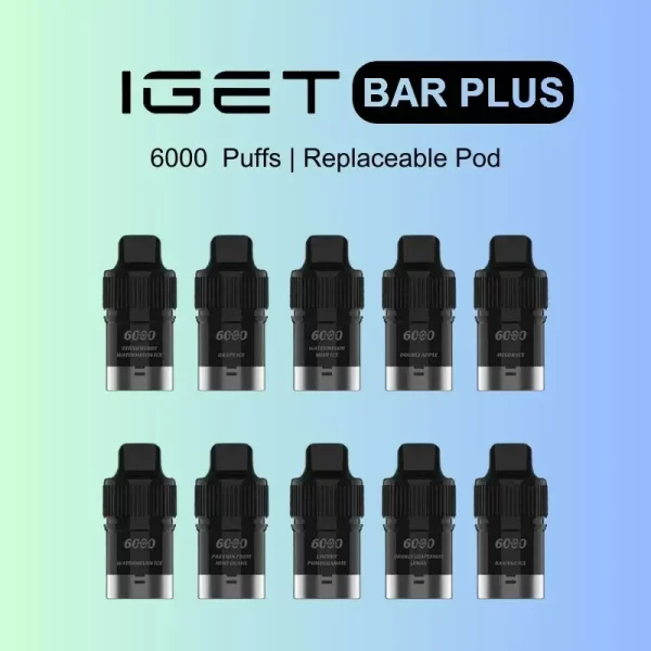 IGET Bar Plus Pod 6000 Puffs - IGET Vape Online