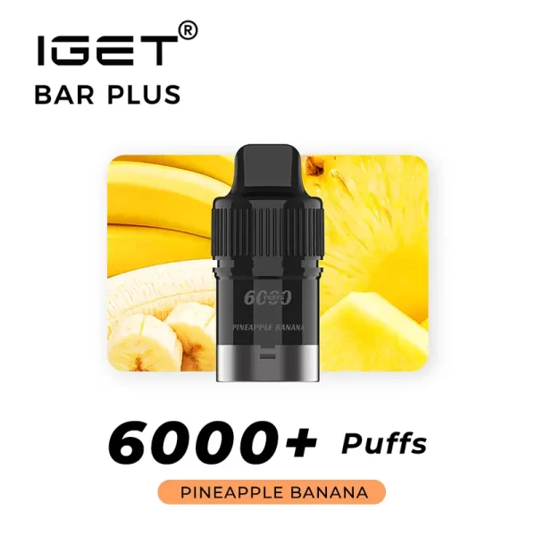 IGET Bar Plus Pod 6000 Puffs - Pineapple Banana