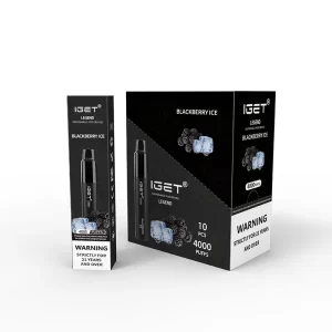 IGET Legend 4000 Puffs - Blackberry Ice | Top 1 Flavour