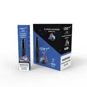 IGET Legend 4000 Puffs - Blueberry Raspberry Grape Ice