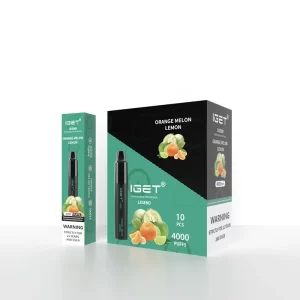 IGET Legend 4000 Puffs - Orange Melon Lemon in stock