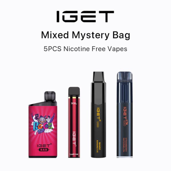 IGET Nicotine Free Vape Mystery Box (5PCS) - IGET Vape Shop