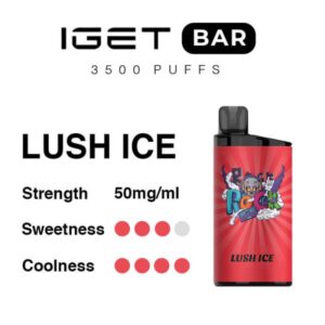 Lush Ice IGET Bar Vape 3500 Puffs - $29.9 Hot Sale Flavour