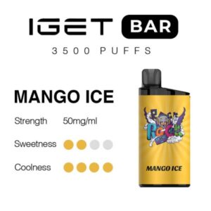 Mango Ice IGET Bar 3500 Puffs Now Just $29.9