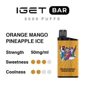 Orange Mango Pineapple Ice - IGET Bar 3500 Puffs