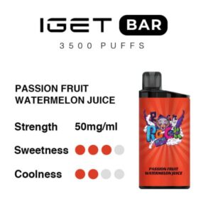 Passion Fruit Watermelon Juice - IGET Bar 3500 Puffs