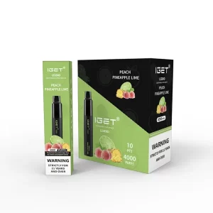 Peach Pineapple Lime - IGET Legend 4000 Puffs Low to $35.9