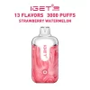 Strawberry Watermelon IGET Halo Vape Kit 3000 Puffs